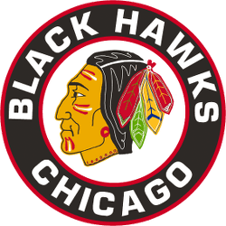 Chicago Black Hawks Primary Logo 1956 - 1957