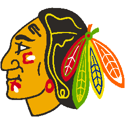 Chicago Black Hawks Primary Logo 1966 - 1986