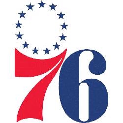 Philadelphia 76ers Primary Logo 1964 - 1977