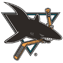 San Jose Sharks Primary Logo 1992 - 1998