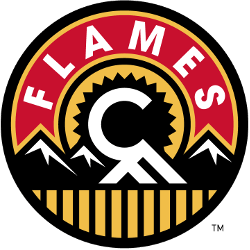 Calgary Flames Alternate Logo 2014 - 2016