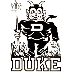 Duke Blue Devils Primary Logo 1955 - 1965