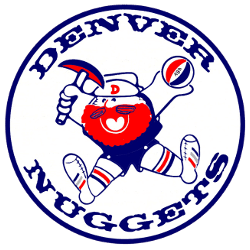 Denver Nuggets Primary Logo 1974 - 1976