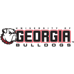 Georgia Bulldogs Wordmark Logo 1996 - 2000