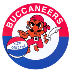 New Orleans Buccaneers Primary Logo 1968 - 1969