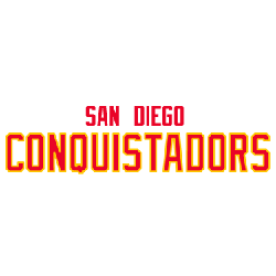 San Diego Conquistadors Wordmark Logo 1972 - 1975