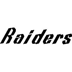 Oakland Raiders Wordmark Logo 1960 - 1979