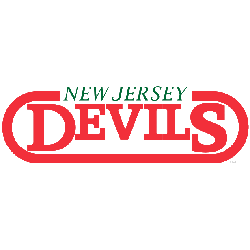 New Jersey Devils Wordmark Logo 1982 - 1990