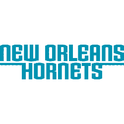 New Orleans Hornets Wordmark Logo 2003 - 2013