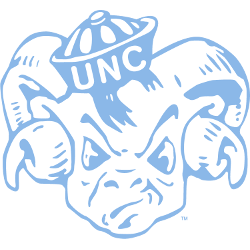 North Carolina Tar Heels Alternate Logo 1954 - 1967