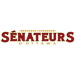 Ottawa Senators Wordmark Logo 2008 - 2020