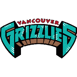 Vancouver Grizzlies Wordmark Logo 1996 - 1999