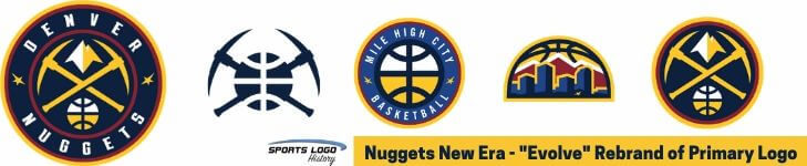 Nuggets New Era – “Evolve” Rebrand of Primary Logo