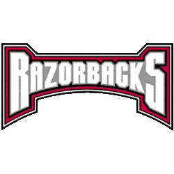 Arkansas Razorbacks Wordmark Logo 2001 - 2008