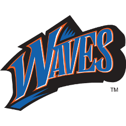 Pepperdine Waves Wordmark Logo 1998 - 2003