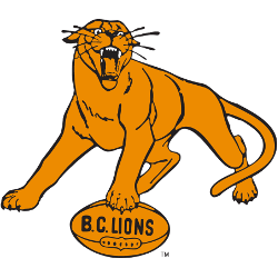 BC Lions Primary Logo 1954 - 1966