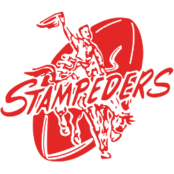 Calgary Stampeders Primary Logo 1945 - 1971