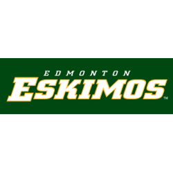 Edmonton Eskimos Wordmark Logo 1998 - 2021