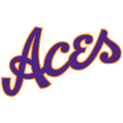 Evansville Purple Aces Alternate Logo 2019 - Present