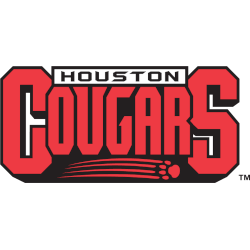 Houston Cougars Wordmark Logo 1996 - 2003