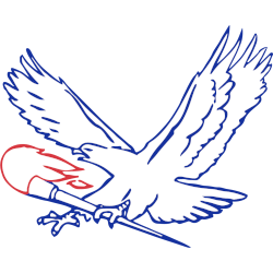 Liberty Flames Primary Logo 1979 - 1980