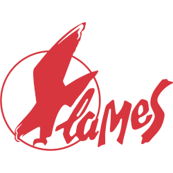 Liberty Flames Primary Logo 1980 - 1984