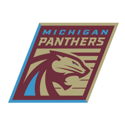 Michigan Panthers Primary Logo 2022 - 2024