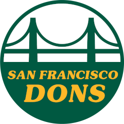 San Francisco Dons Primary Logo 1970 - 1997