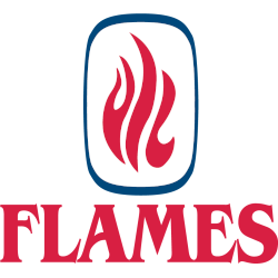 UIC Flames Primary Logo 1982 - 1996