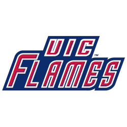 UIC Flames Wordmark Logo 1996 - 2010