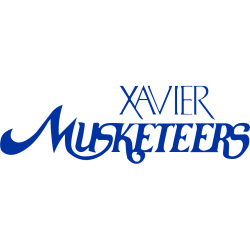 Xavier Musketeers Wordmark Logo 1983 - 1996