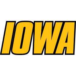 Iowa Hawkeyes Wordmark Logo 2000 - 2012