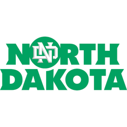 North Dakota Fighting Hawks Wordmark Logo 2012 - 2016