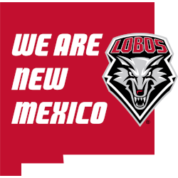 New Mexico Lobos Wordmark Logo 2021 - 2023